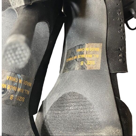 Qupid || Black Sandals || 8 - Picture 8 of 8